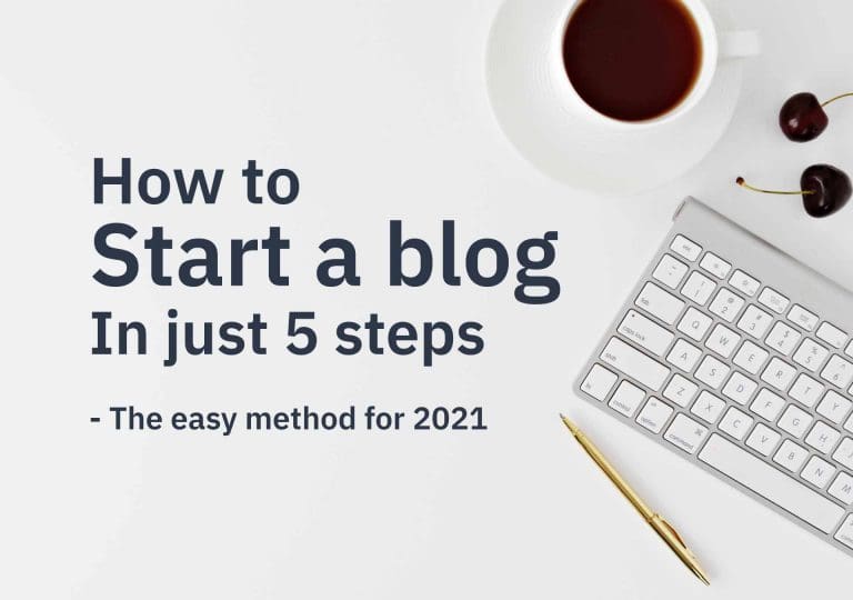 How to start a blog in just 5 steps