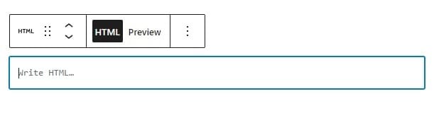 WP Gutenberg Custom HTML