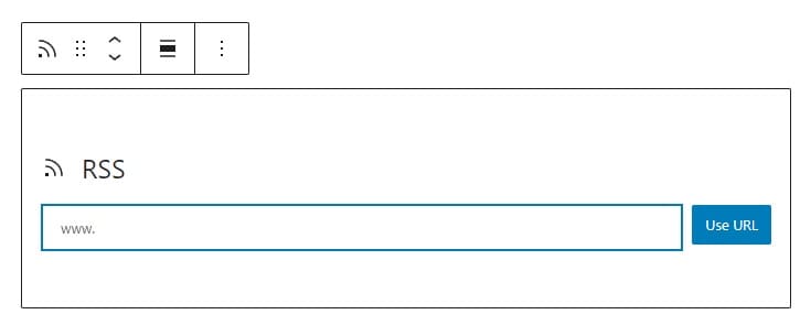 WP Gutenberg RSS Block