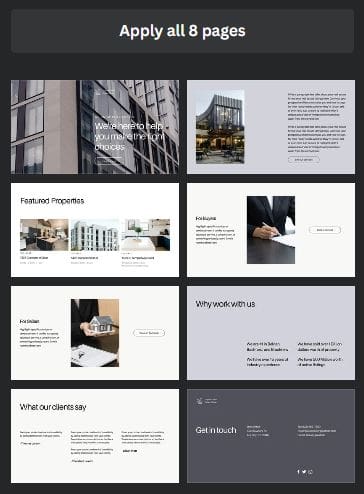 Canva Website Design